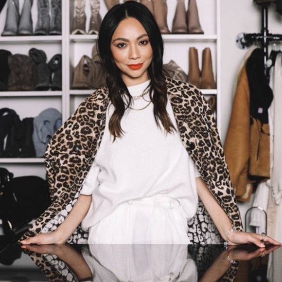 Anine Bing Black and Tan Leopard Teddy Jacket - Picture 2 of 4